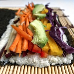 Rainbow Vegan Sushi